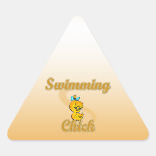 Simma Chick Triangelformat Klistermärke