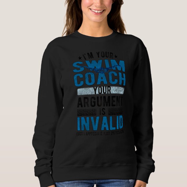 Simma Coach Swimming Coach T Shirt (Framsida)
