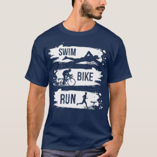 Simma cykel springa triathlon simmande 2 t shirt