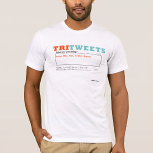 Simma cykel, springa, Twitter, repetition T Shirt