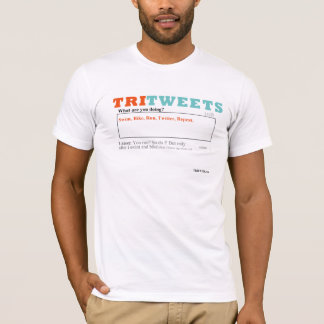 Simma cykel, springa, Twitter, repetition T Shirt