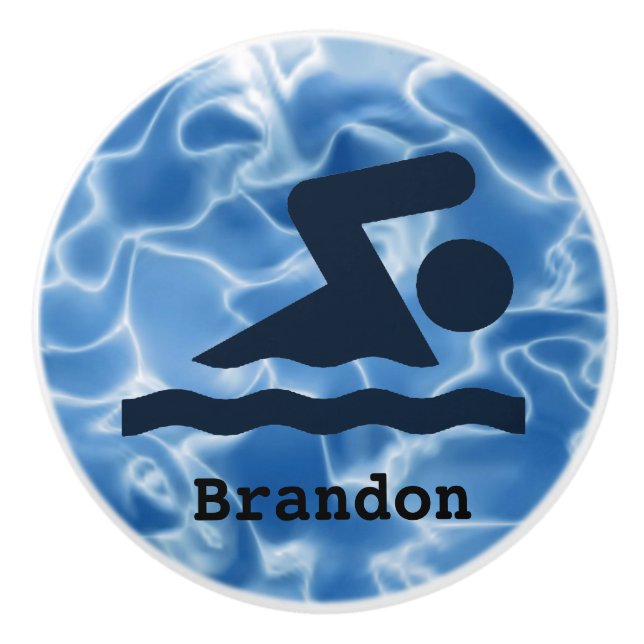 Simma design Drag- eller KNAPPAR, av keramiskt mat Knopp (Framsidan)