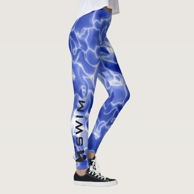 Simma designlaggar leggings (Höger)
