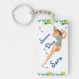 Simma Diva Photo Keychain