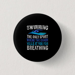 Simma endast sport där coachschwimmer ger knapp