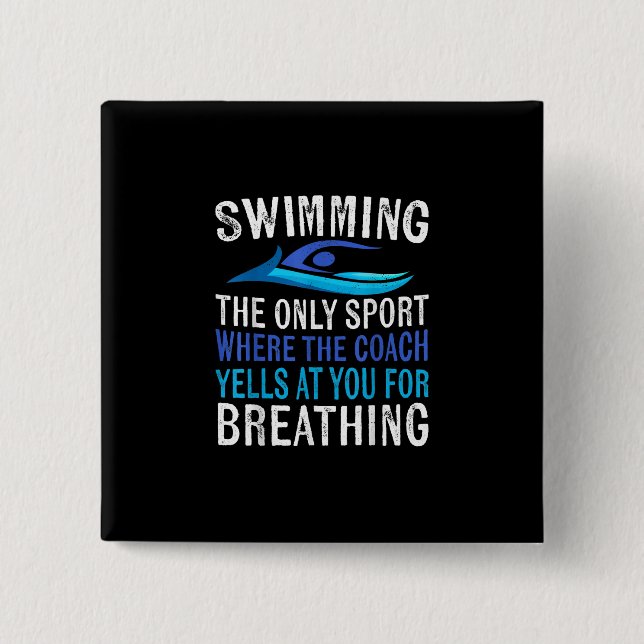 Simma endast sport där coachschwimmer ger knapp (Framsida)