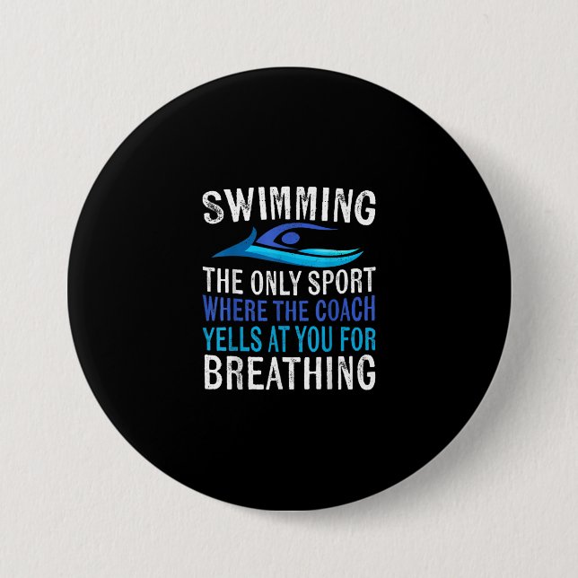 Simma endast sport där coachschwimmer ger knapp (Framsida)