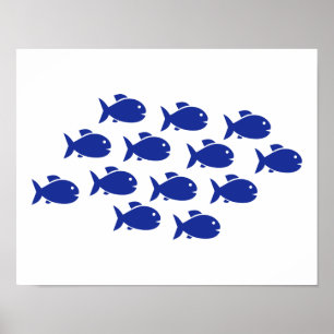 Simma fisken poster