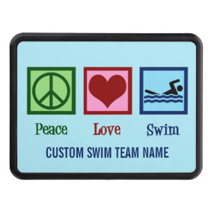 Simma för Anpassningsbar för Swimming i Kärlek Dragkroksskydd