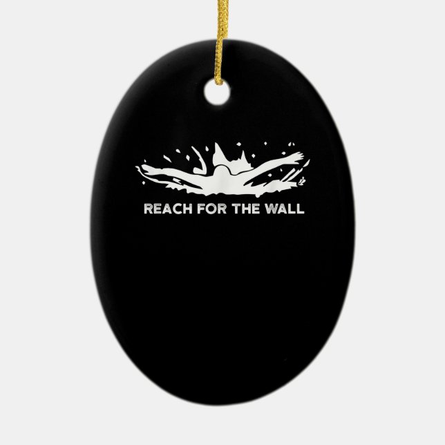 Simma för  av konstsimning av simmare julgransprydnad keramik (Framsidan)