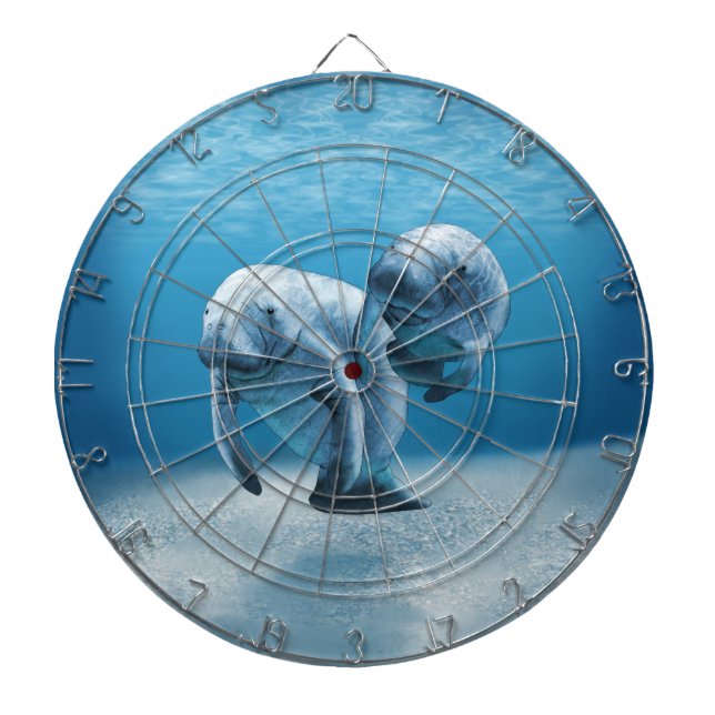 Simma för två Manatees Piltavla (Framsidan)