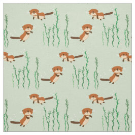 Simma för uttrar tyg