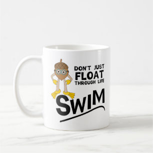 Simma genom liv kaffemugg