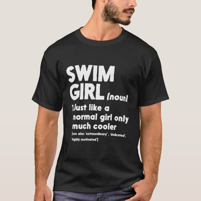 Simma Girl Definition Normal Only Cooler Women Jun T Shirt (Framsida)