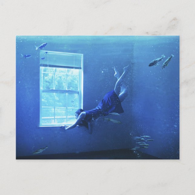 Simma i ett rum vykort (Framsida)