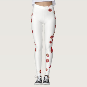 Simma i rött leggings