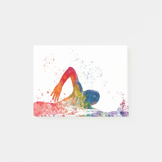 simma i vattenfärg post-it block (Framsida)