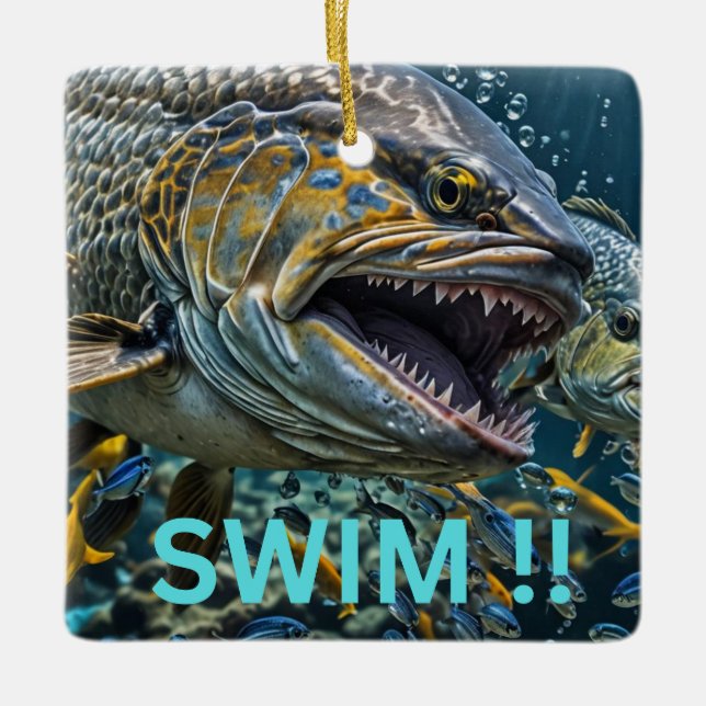 Simma! Julgransprydnad Keramik (Framsida)