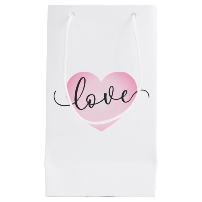 Simma Kärlek Calligraphy Valentine | Gift Bag (Framsidan)