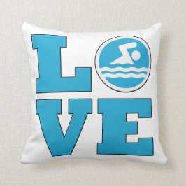 Simma Kärlek Dekorativ kudde för konkurrenskraftig