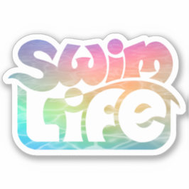 "Simma Life" Unicorn Bathwater färg Klistermärken