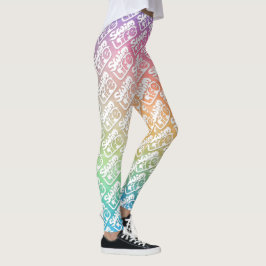 "Simma Life" Unicorn Bathwater färg Leggings