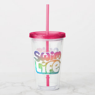 "Simma Life" Unicorn Bathwater färg Take Away Mugg