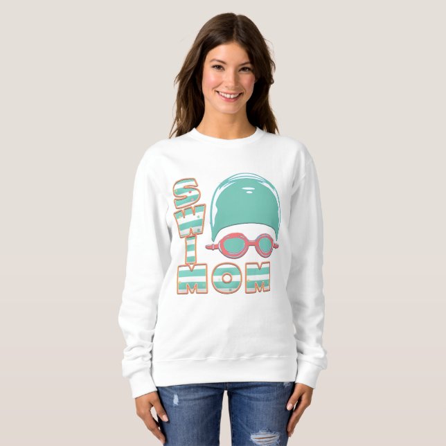 Simma Mamma Sweatshirt Tee (Hel framsida)