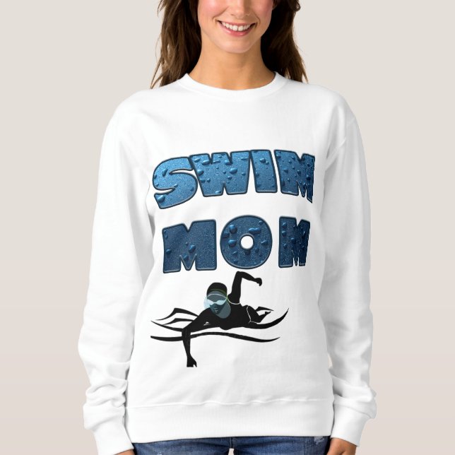 Simma Mamma Sweatshirt Tröja (Framsida)