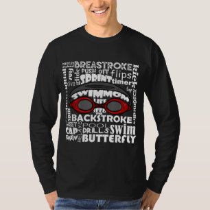 Simma Mamma Swimmer Funny Swimming Sport Goggles P T Shirt