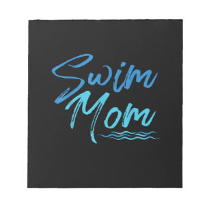 Simma Mamma Swimming Funny Cute Gift Anteckningsblock