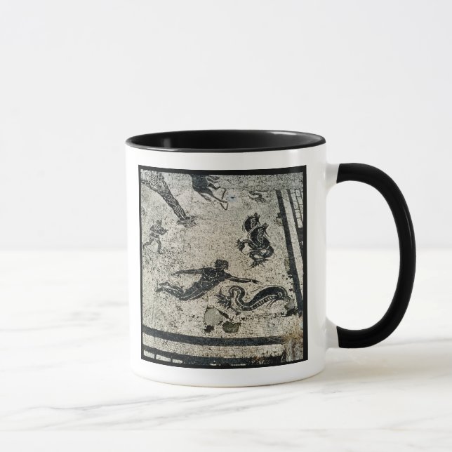 Simma med delfinerna, från den Frigidarium nollan Mugg (Höger)