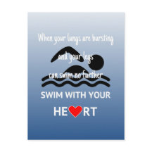 Simma med ditt hjärtinspirerande vykort