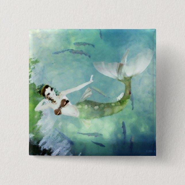 Simma med Salmon-knapp Knapp (Framsida)