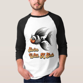 Simma med sjömil t shirt