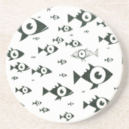 Simma mot den svartvita strömma underlägg sandsten