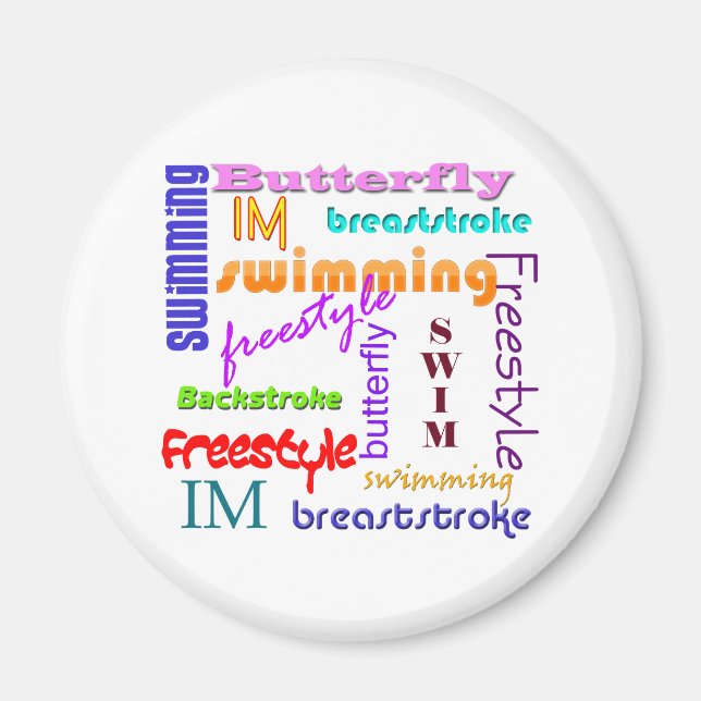 Simma överallt magnet (Framsidan)