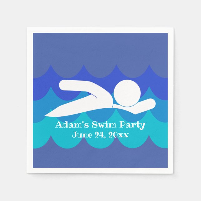 Simma Pappra blöjor för design Pappersservett (Framsidan)