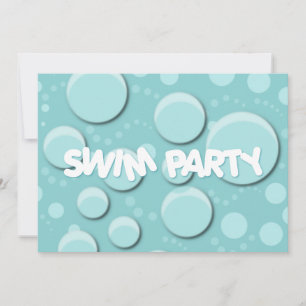 Simma Party Inbjudningar