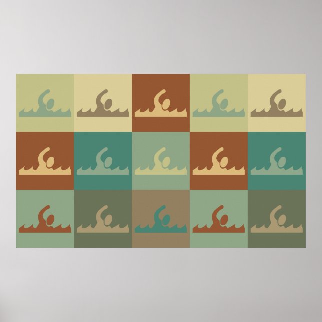 Simma pop Art Poster (Framsidan)