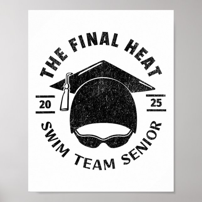 Simma Senior 2025 Studentmössa Poster (Framsidan)