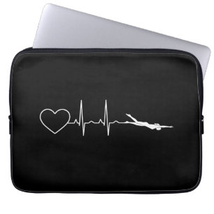 Simma - Simmande hjärtslag Laptop Fodral