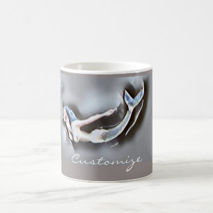 Simma Sjöjungfru Thunder_Cove Grått Kaffemugg