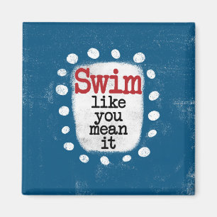 Simma som Elaket Kylmagnet Magnet