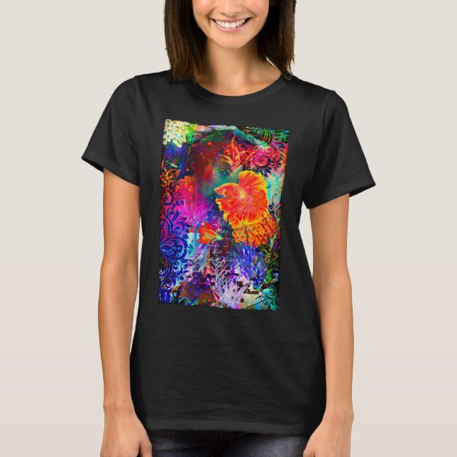 Simma som en fisk t shirt (Framsida)