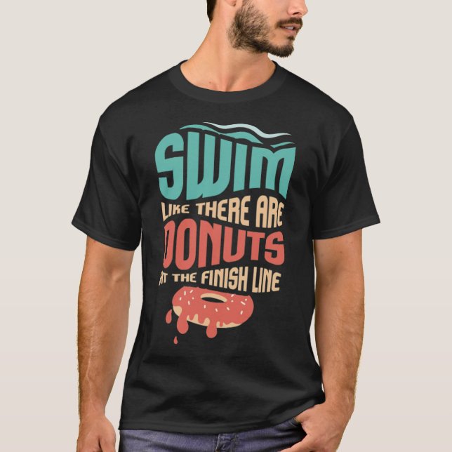 Simma som om de är donuts vid Avslutat tårta T Shirt (Framsida)