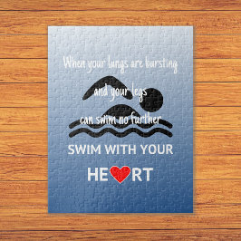 Simma sportcitat blått pussel