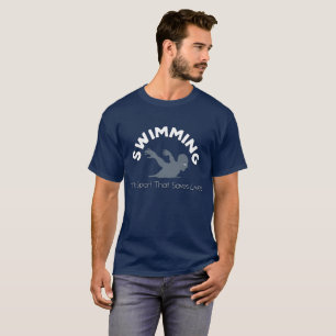 Simma sporten som sparar liv tee shirt