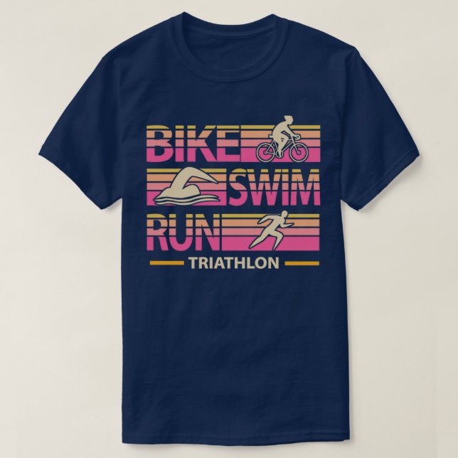 Simma springa triathlon 2 t shirt (Design framsida)
