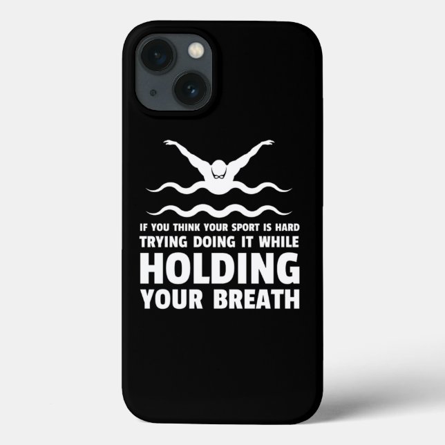 Simma Swimmer Funny Swimming Sport Practice Design (Baksida)